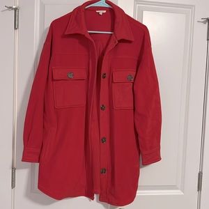 Jodifl Red Shacket Size Small